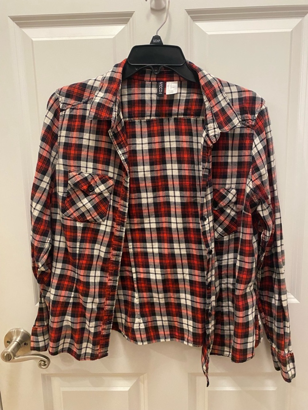 H&M Divided Women's Red Flannel